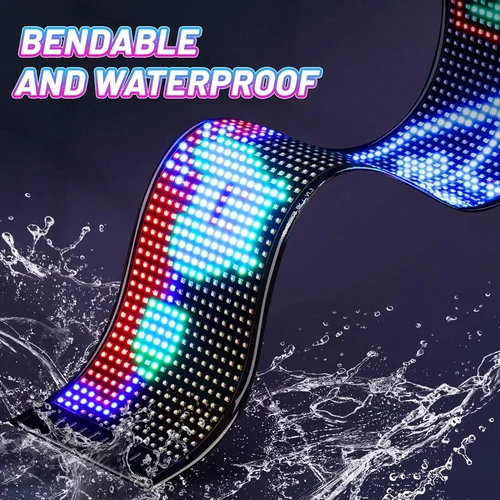 Ultra-thin flexible Bluetooth LED screen