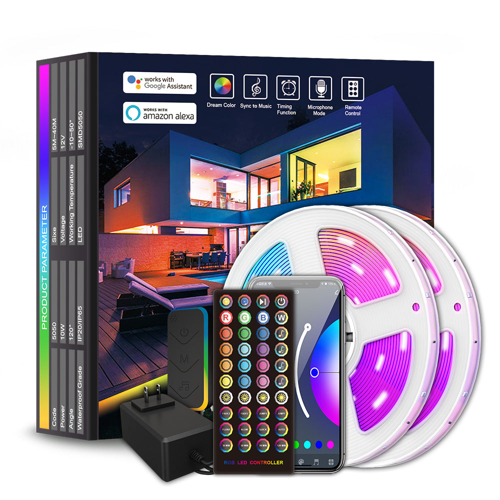 Smart LED Strip Lights with App Remote Control