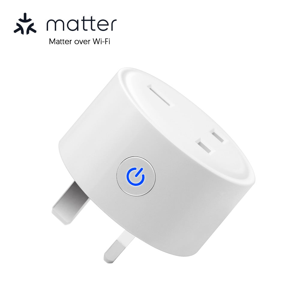 AvatarControls Matter Smart Wi-Fi Plug Mini 13A (UK Version)