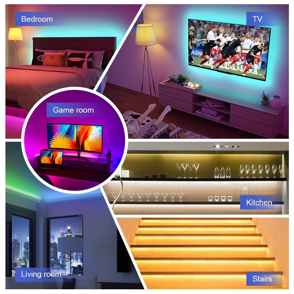 Smart LED Strip Lights with App Remote Control