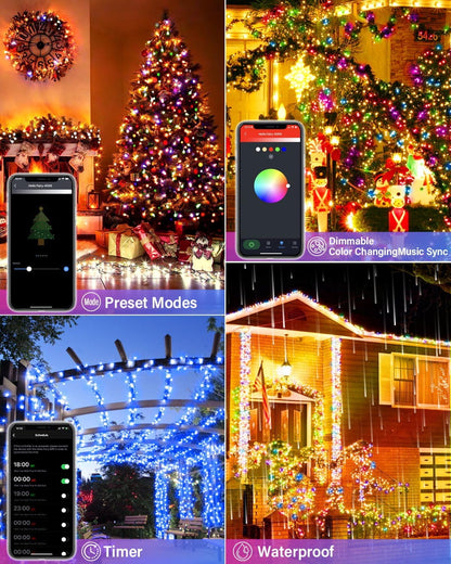 Dynamic Smart Christmas Lights Outdoor RGB