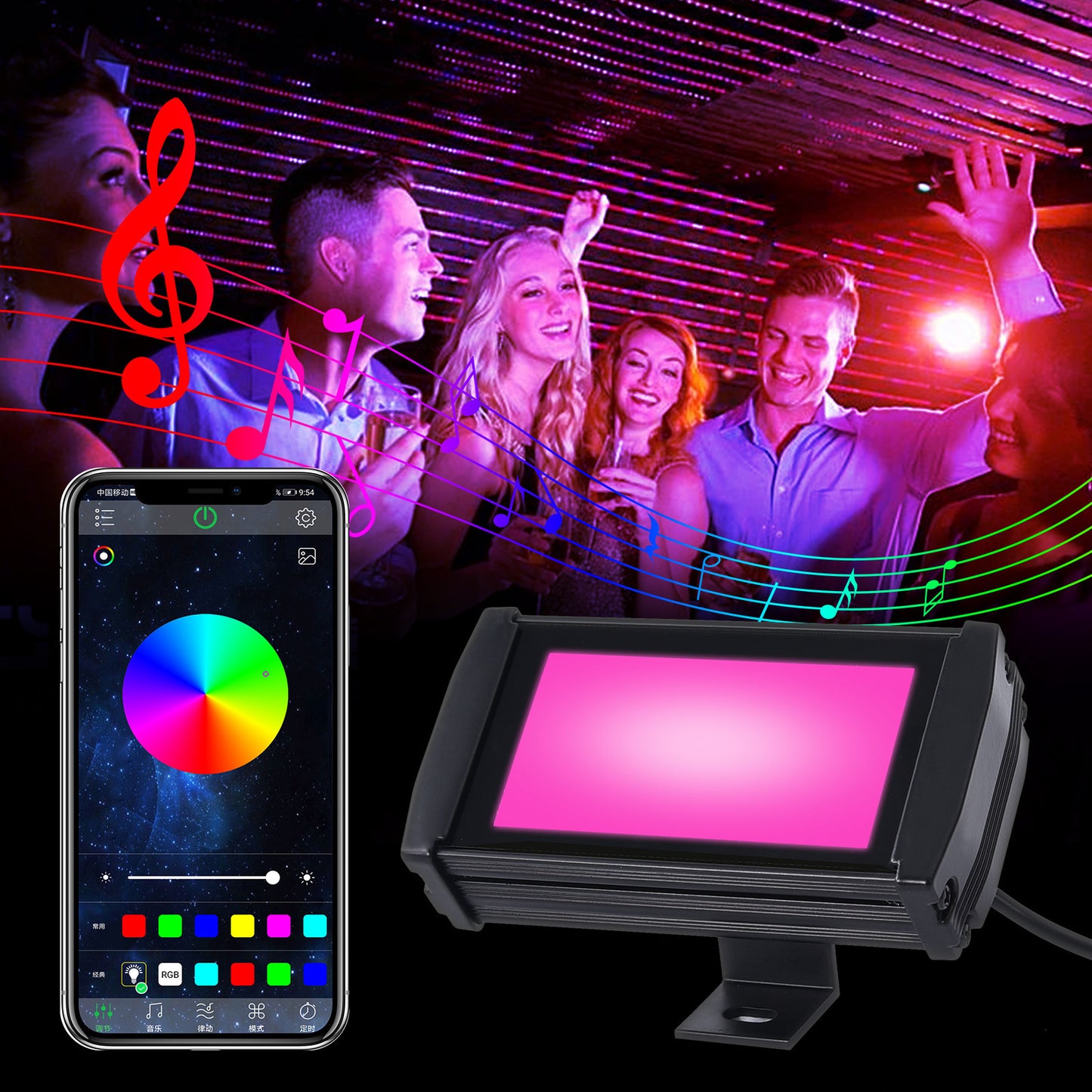 Smart Flood Lights 4Pack