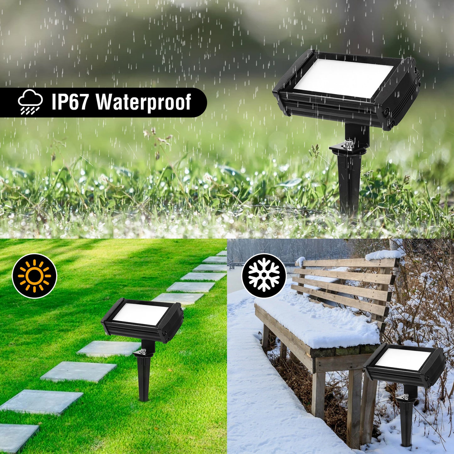 Smart Flood Lights 4Pack
