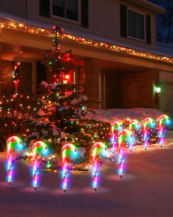 Smart Candy Canes Pathway Lights with App Remote (6pcs/pack)