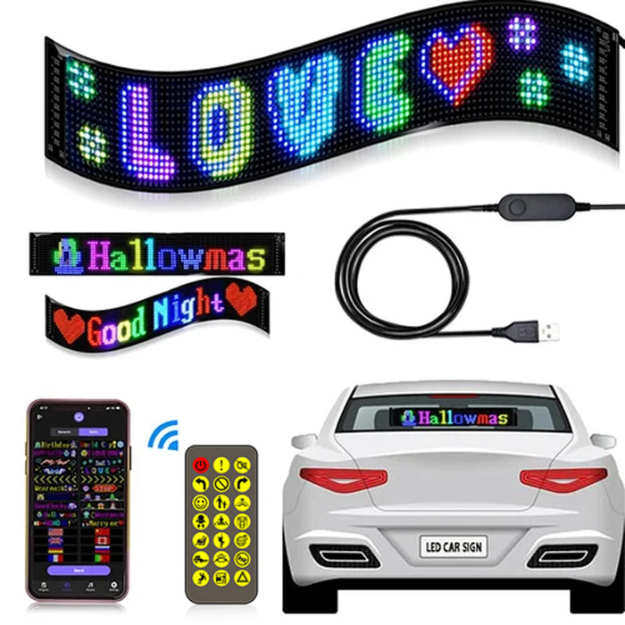 Ultra-thin Flexible LED Screen with App Control