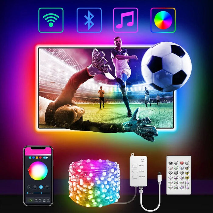 Smart Fairy String Lights for 40-55in TV Backlight 9.8FT/3Meter