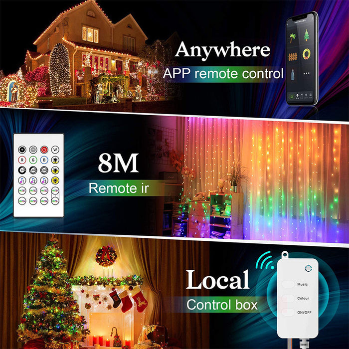 Smart Fairy String Lights RGBIC USB Powered