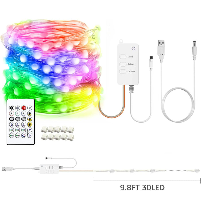 Smart Fairy String Lights for 40-55in TV Backlight 9.8FT/3Meter