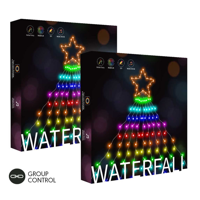 Waterfall Christmas Decorations Star String Lights (DIP LED Version)