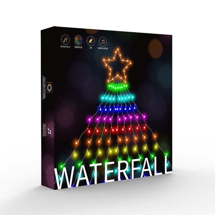 Waterfall Christmas Decorations Star String Lights (DIP LED Version)