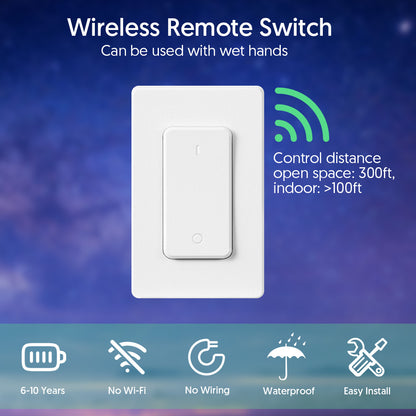 Garbage Disposal Wireless Switch Kit 15A/1500W US Version