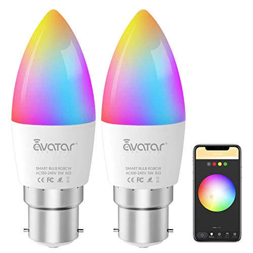 Smart Bulb – Dimmable, Colour Changing LED E27 + B22 Bayonet