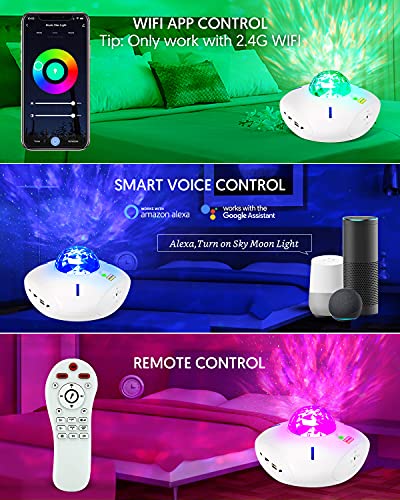 Smart WiFi Music Star Projector Light