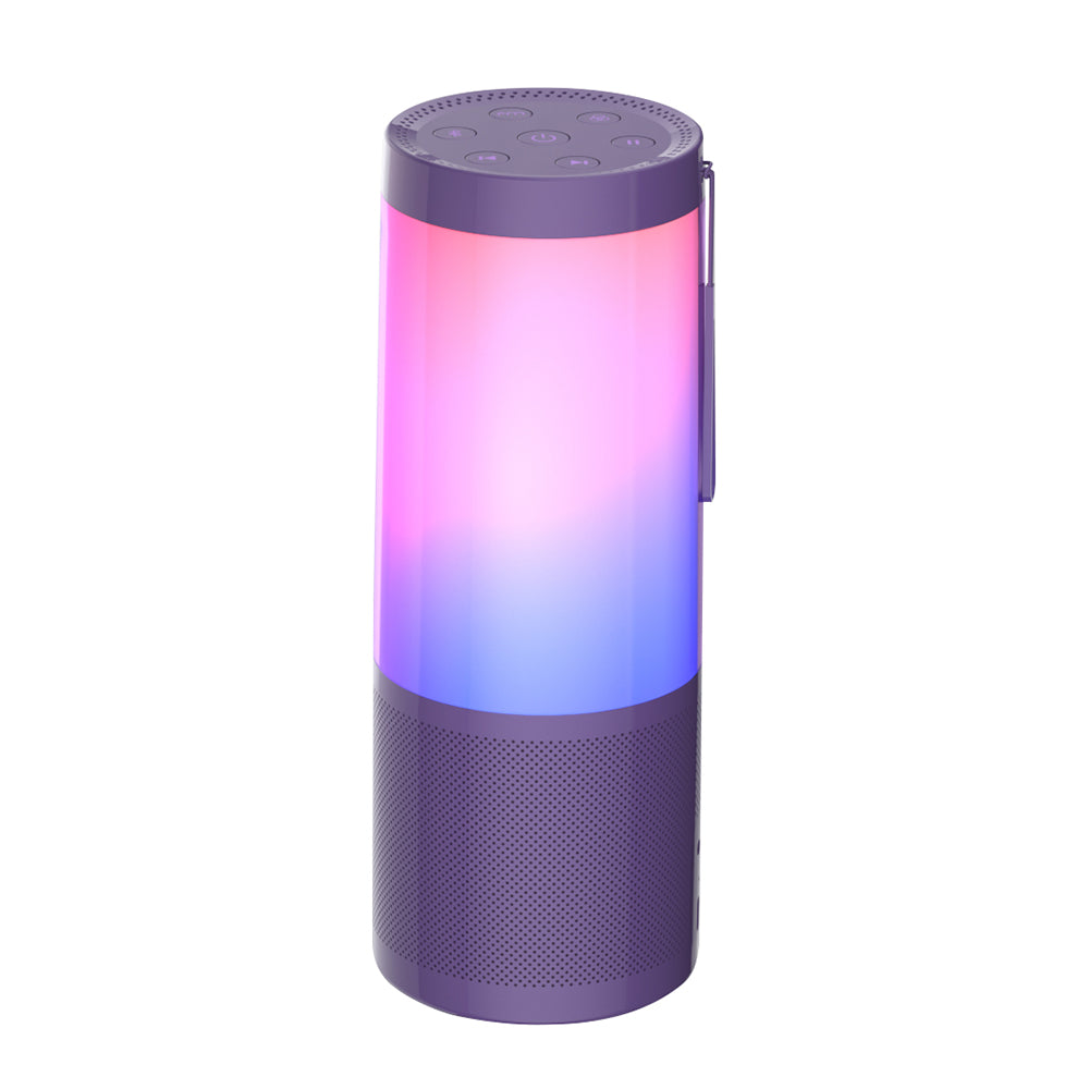 Portable Bluetooth speaker and USB computer speaker with FM radio & Magic light show