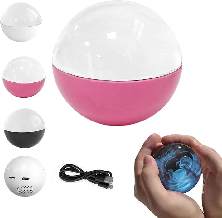 Crystal Ball Digital Photo Album-DIY Video Player 3D Ultrasound Crystal Ball