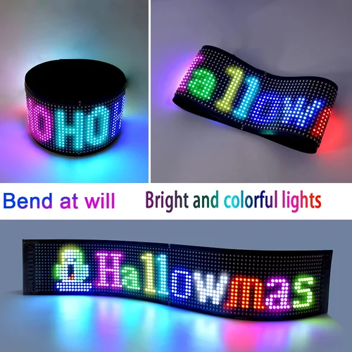 Ultra-thin Flexible LED Screen with App Control