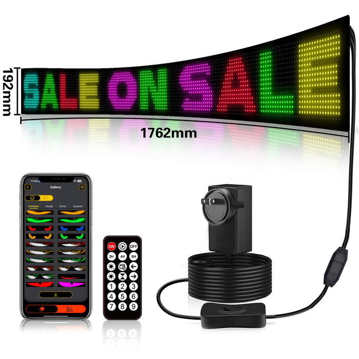 Ultra-thin Flexible LED Screen with App Control