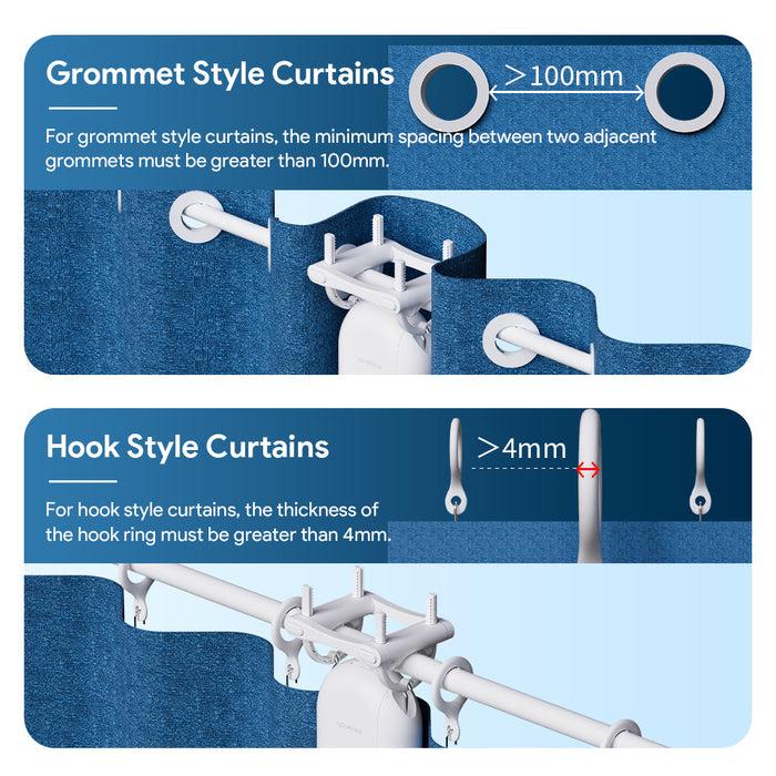 Curtain Robot Rod Adapter