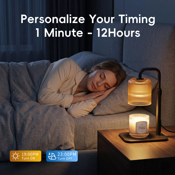 Smart WiFi Candle Warmer Lamp Flameless Wax Melter with Timer App and Voice Control