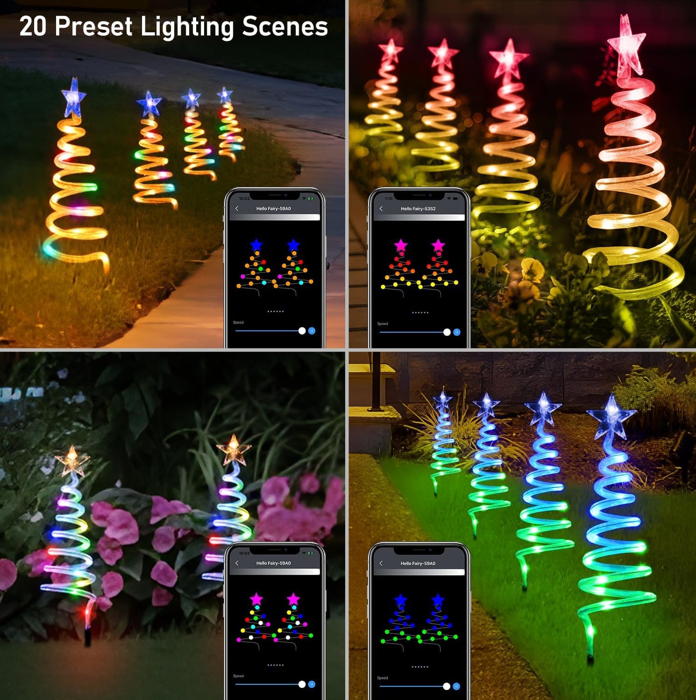 Smart Christmas Tree Path Finder Stake Lights AvatarControls