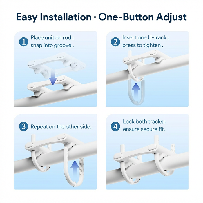 Curtain Robot Rod Adapter
