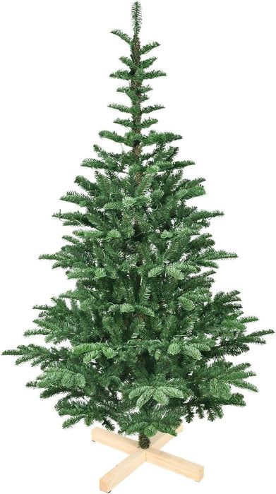 5/6/7/8FT Prelit Artificial Premium Douglas Fir Christmas Tree with Warm White Lights