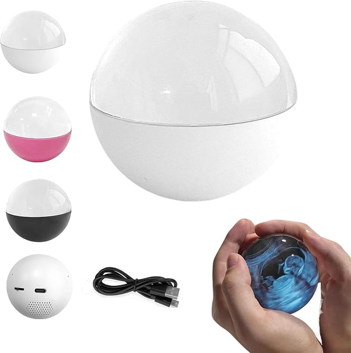 Crystal Ball Digital Photo Album-DIY Video Player 3D Ultrasound Crystal Ball