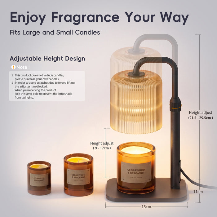 Smart WiFi Candle Warmer Lamp Flameless Wax Melter with Timer App and Voice Control
