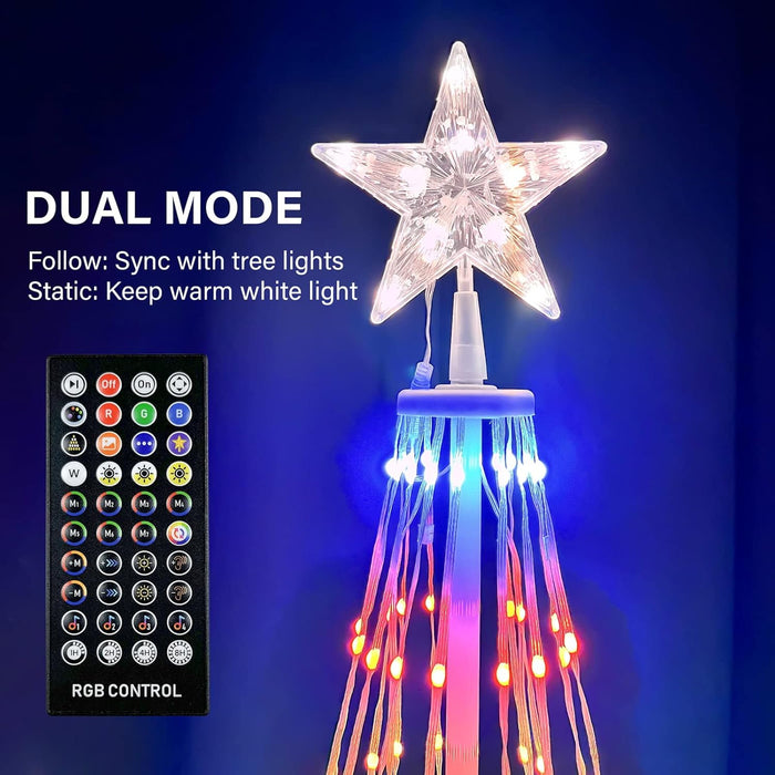 Smart LED Christmas Cone Tree Lights 6FT/8FT (2025 New)