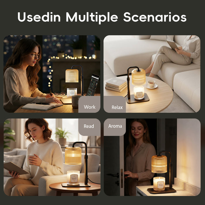 Smart WiFi Candle Warmer Lamp Flameless Wax Melter with Timer App and Voice Control