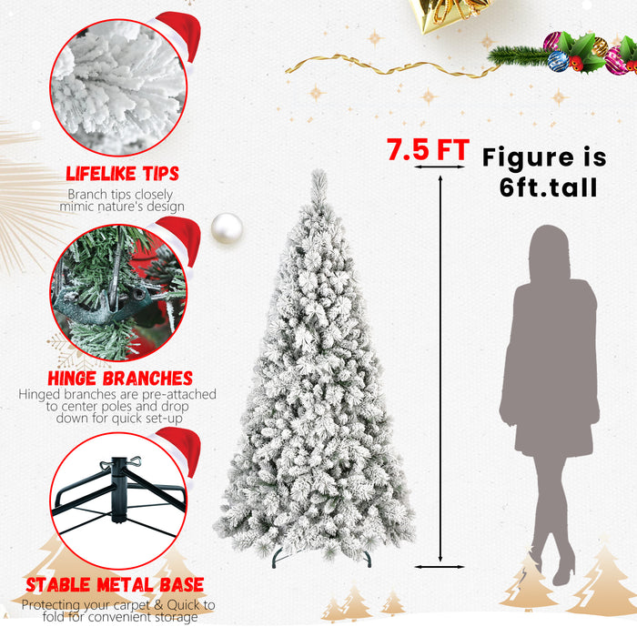 4ft-9ft Snow Flocked Premium Artificial Christmas Tree