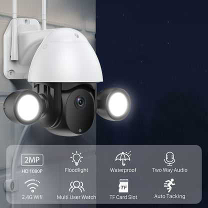 1080P Outdoor Smart Floodlight Camera