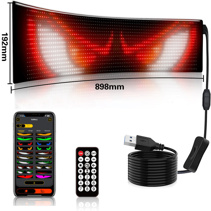 Ultra-thin Flexible LED Screen with App Control