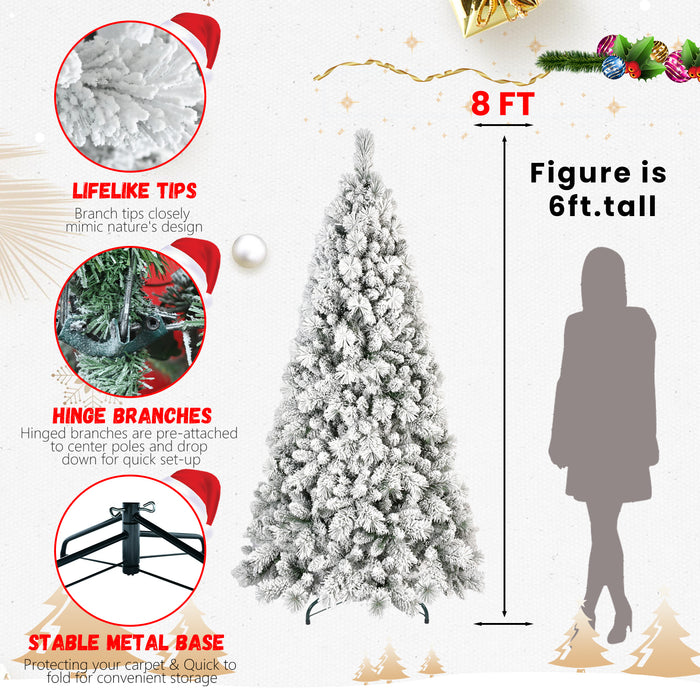 4ft-9ft Snow Flocked Premium Artificial Christmas Tree