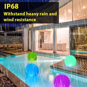 14" Solar Floating Pool Inflatable Lights