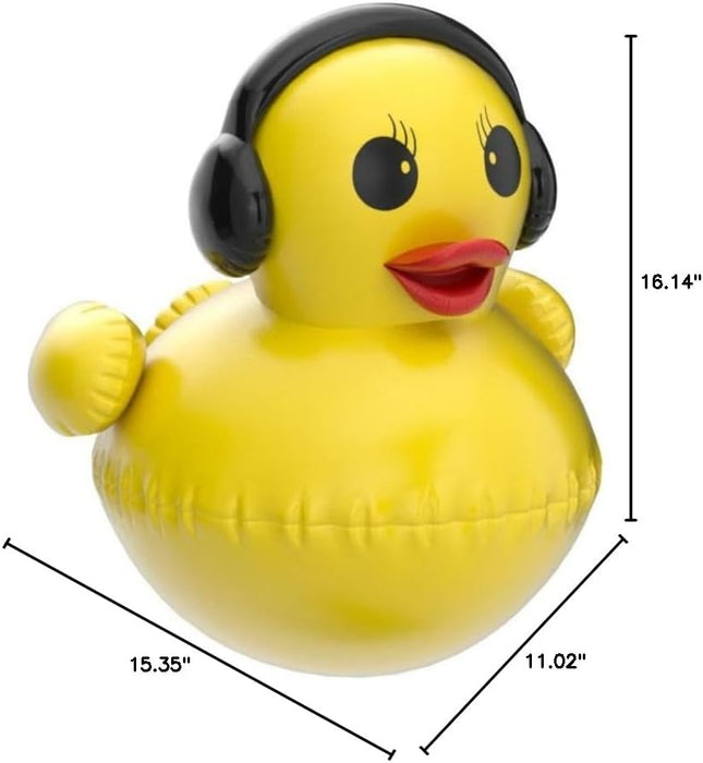 16 inch Glow Duck Pool Light Inflatable Solar Powered