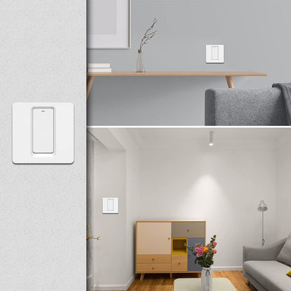 Smart Push Light Switch Neutral Wire Required (EU/UK Version)