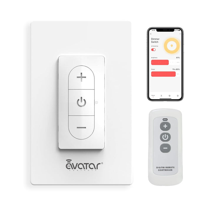 Smart Dimmer Switch with Remote Neutral Required (US Version)