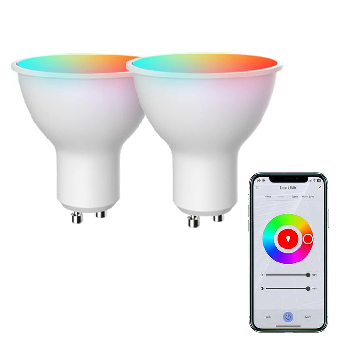 GU10 Smart WiFi Bulb RGBCW 5W