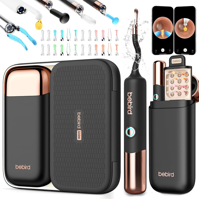 Bebird Earsight Ultra - 2K Ear Wax Removal Tool Camera Otoscope Visual Ear Cleaning Kit
