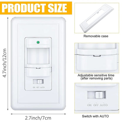 PIR Motion Sensor Light Switch (US Version)