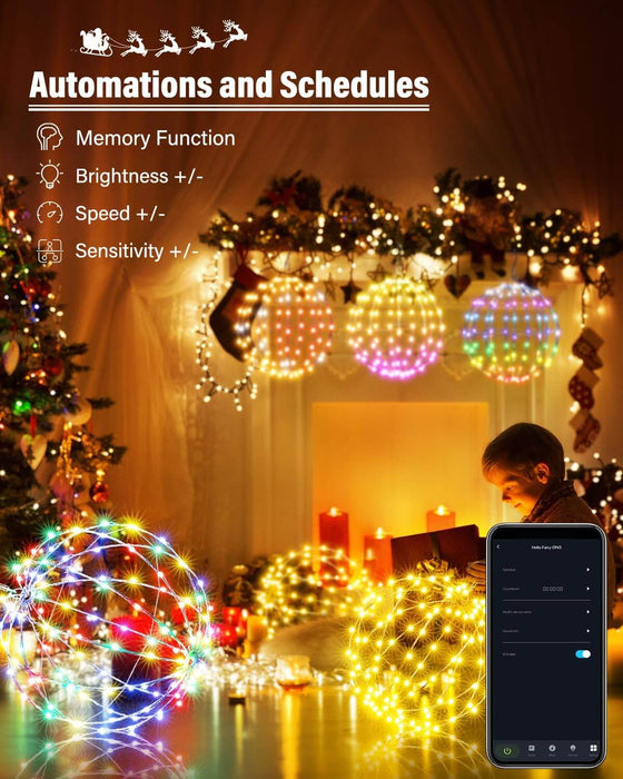 3D Ball Smart Fairy Lights 30cm/11.8inch