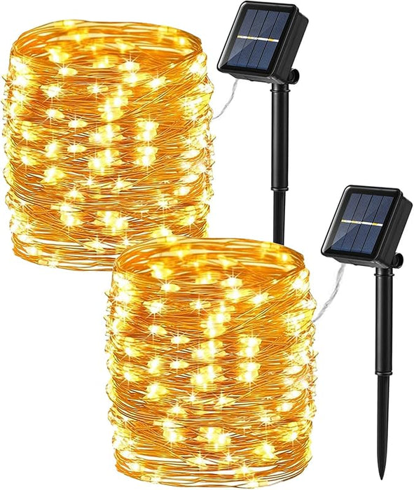 LED Solar Halloween Fairy Lights Outside Spooky Decorations