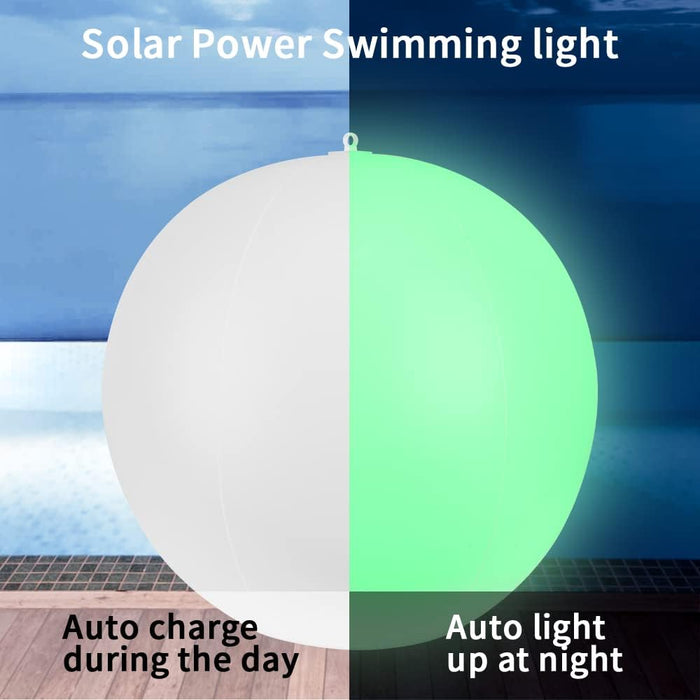 14" Solar Floating Pool Inflatable Lights