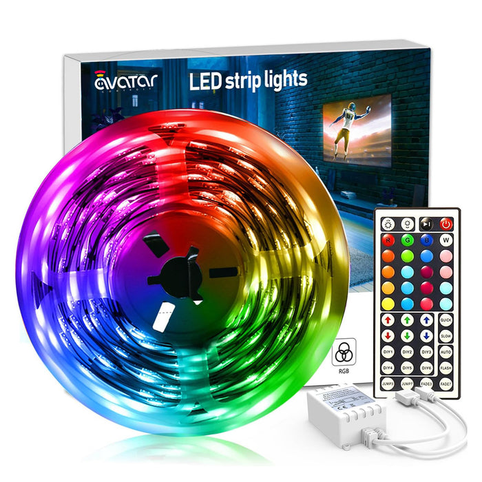 LED Strip Light RGB Multicolor with IR Remote 16.4ft/5M