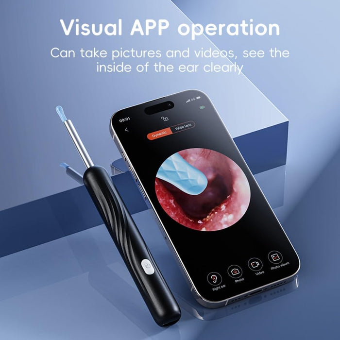 B8 Ear Wax Removal with 1080P HD Camera Otoscope Ear Cleaning Kit