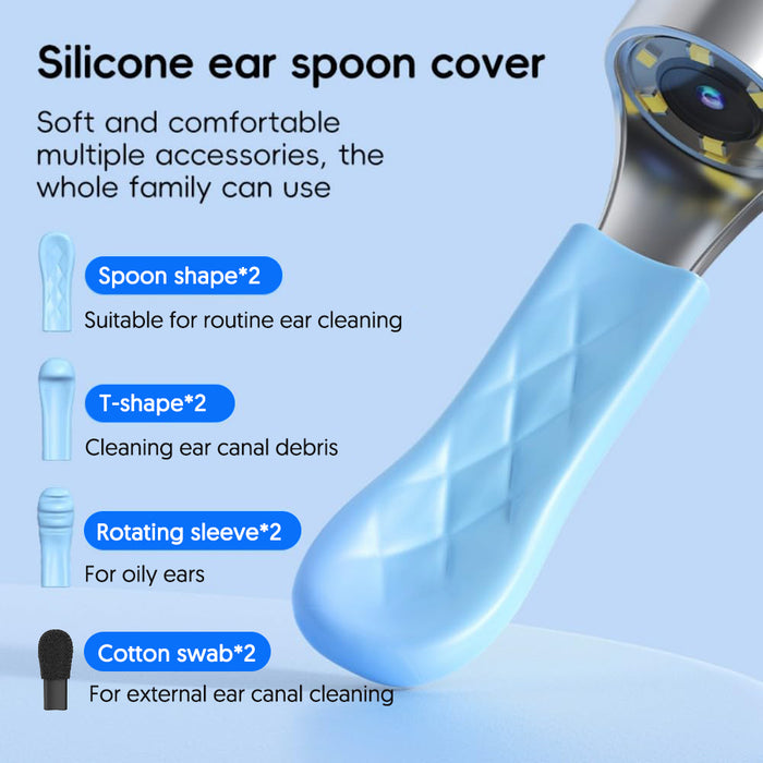 B8 Ear Wax Removal with 1080P HD Camera Otoscope Ear Cleaning Kit