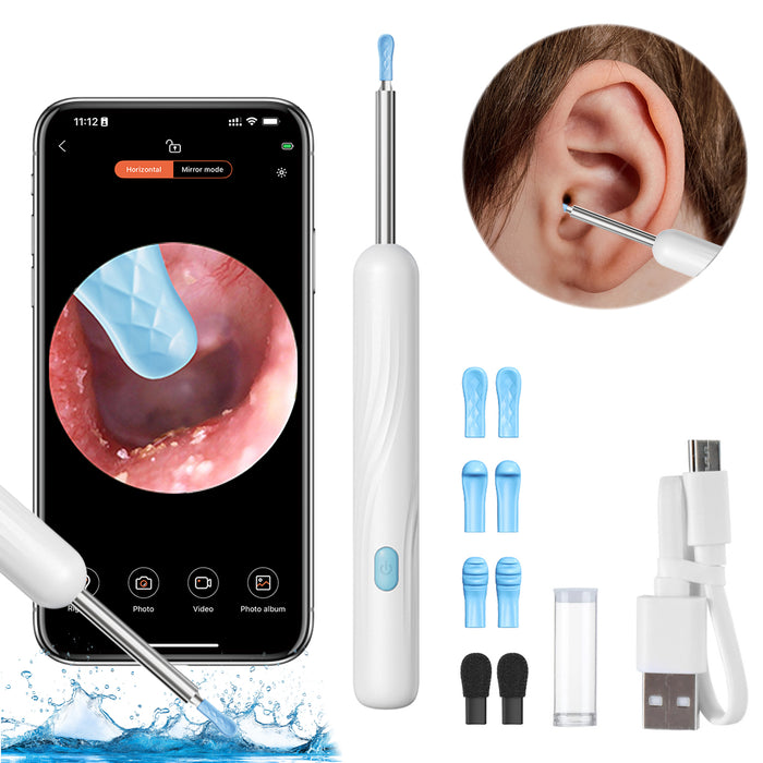 B8 Ear Wax Removal with 1080P HD Camera Otoscope Ear Cleaning Kit