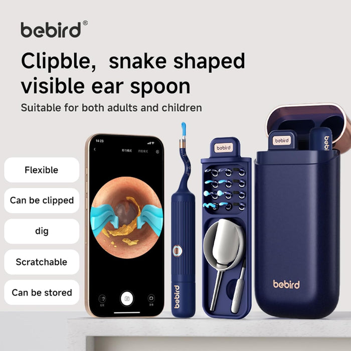BEBIRD Earsight Plus E33R Ear Cleaning Camera Wax Removal Tool kit Safe & Painless Design