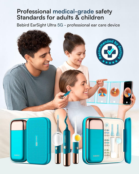 Bebird Earsight Ultra - Ear Wax Removal Tool Camera Otoscope Visual Ear Cleaning Kit